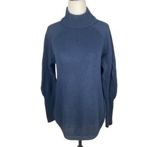 Propaganda Womens Mock Neck Rounded Hem Sweater - Size Small